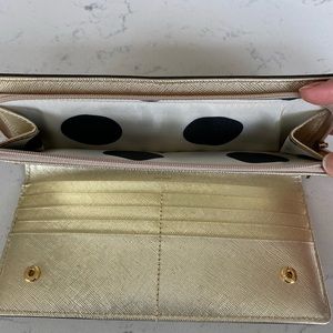 Kate Spade Gold Wallet